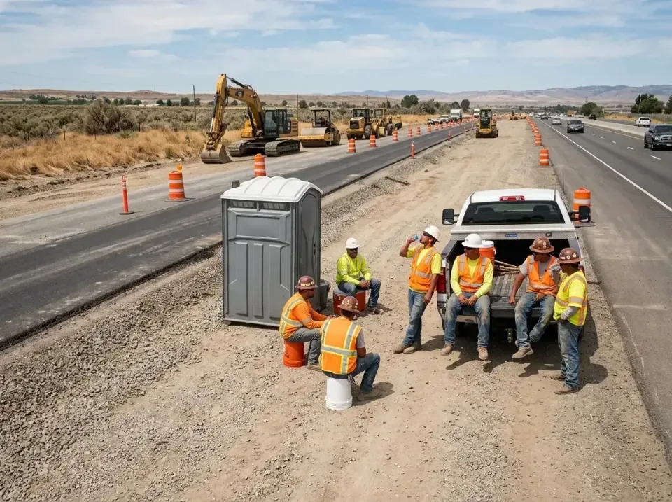 highway-road-construction-crew-007 — frequently asked questions, Porta Potty and Restroom Rentals in Calexico, CA